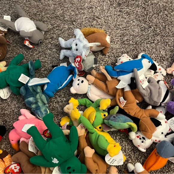 Ty Mini Vintage Beanie Baby Lot Of 65, Christmas Exclusives & Animals McDonald’s - Picture 5 of 7